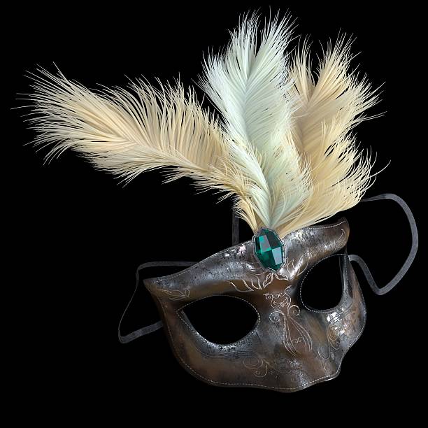 istock metal carnival mask with feathers 492821183