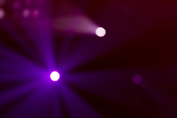 istock Defocused entertainment concert lighting on stage, bokeh. 492821743