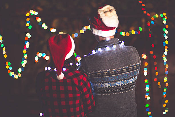 istock Couple using tablet on New Year's Eve 492844590