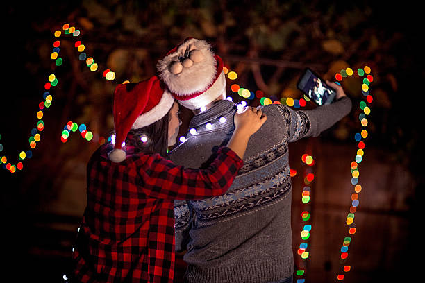 istock Couple using tablet on New Year's Eve 492845844