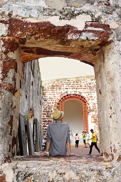 salvador, bahia, brazil - october 11, 2024: view of the Monte Serrat fort in the city of Salvador.