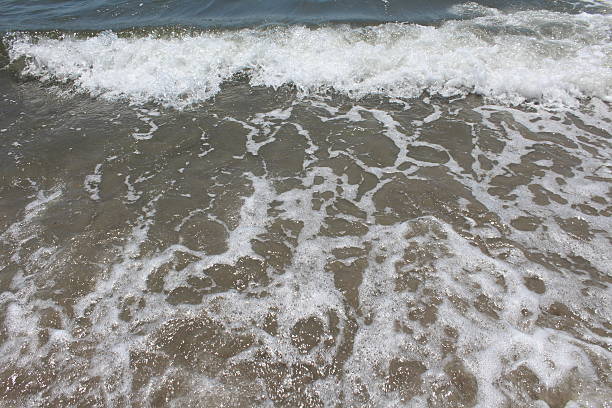 Ocean Waves Undertow stock photo