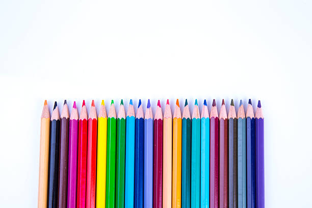 istock Color pencils isolated on white background 492849398