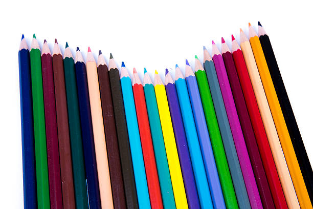 istock Color pencils isolated on white background 492849446