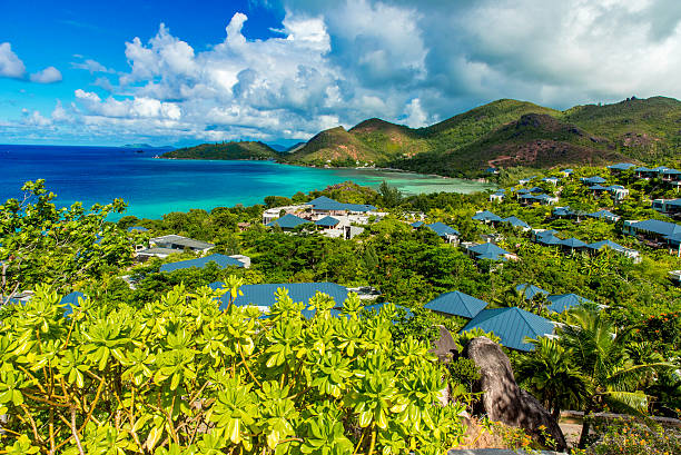 istock Beautiful beach, Island Praslin - Seychelles 492851666