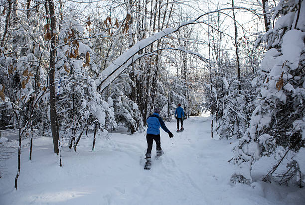 istock Snowshoeing Couple 492855048