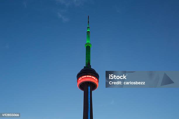 Toronto Landmark Stock Photo - Download Image Now - 2015, Architecture, Blue
