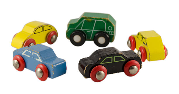 istock retro cars toy standing circle isolated on white 492862809