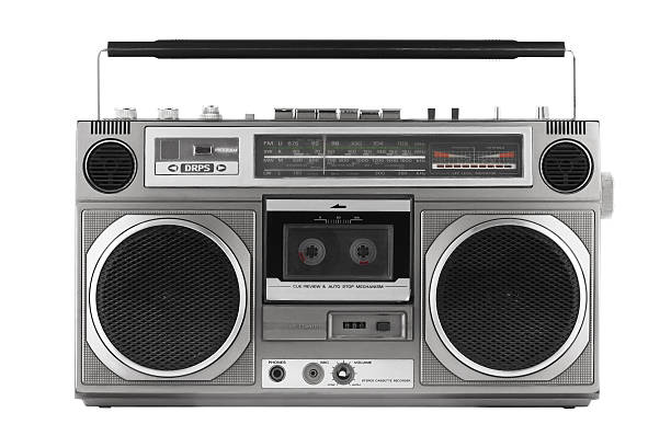 istock Retro ghetto blaster isolated on white with clipping path 492863535