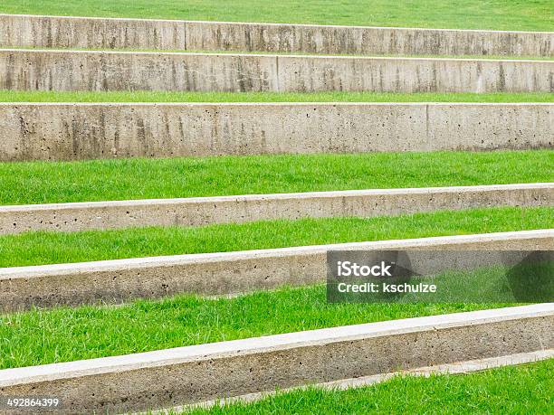 Levels Of Entertainment Stock Photo - Download Image Now - Amphitheater, Concrete, Grass