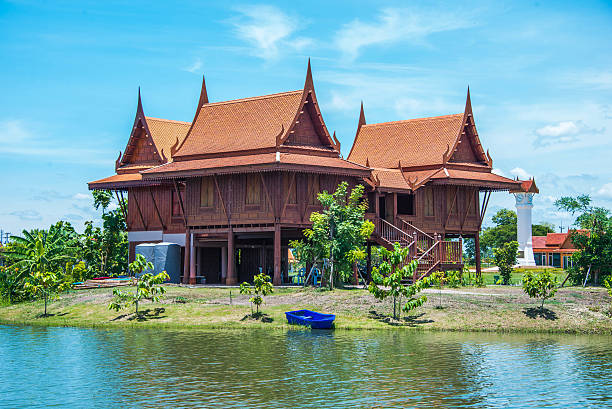 태국인 하우스 스톡 사진