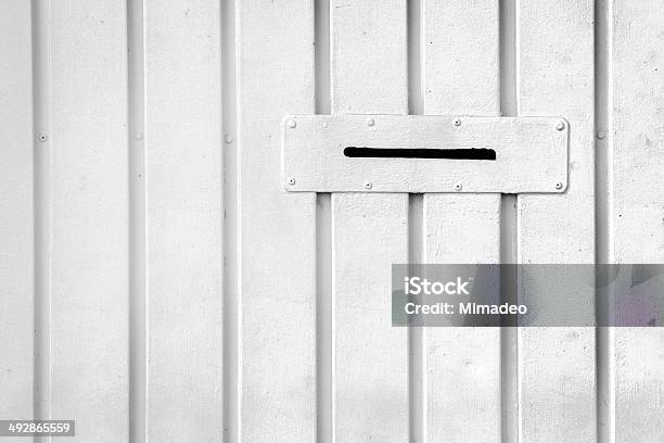 Mailbox Hole For Letters Stock Photo - Download Image Now - Box - Container, Communication, Copy Space