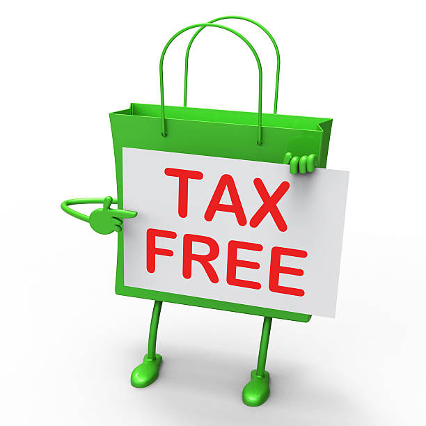 istock Tax Free Bag Represents Duty Exempt Discounts 492866251