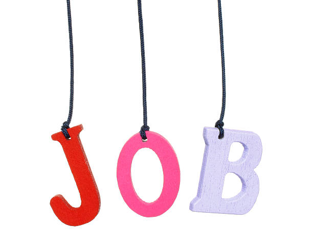 istock Color hanging wood job letters 492866709