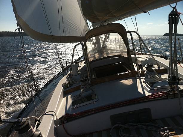 Sailing stock photo