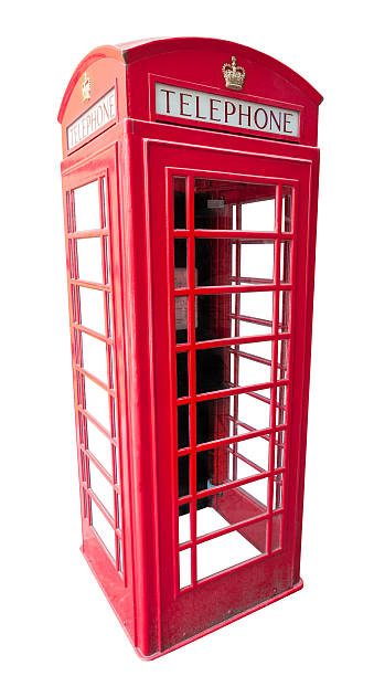 istock british red telephone box isolated on white 492879044