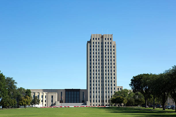 North Dakota State Capitol Building North Dakota State Capitol is located in Bismarck, North Dakota, USA. north dakota stock pictures, royalty-free photos & images