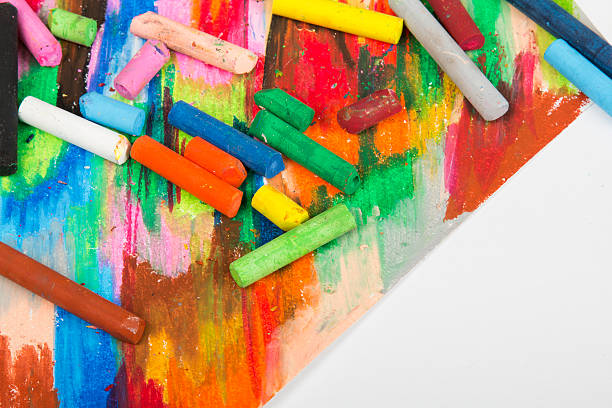 istock oil pastels on colorful drawing 492881946