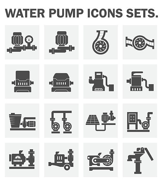 ilustrações de stock, clip art, desenhos animados e ícones de os ícones - water pipe vehicle part work tool pipe