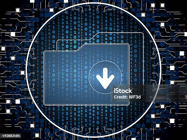 Download Files Backup Stock Illustration - Download Image Now - Backup, 2015, Arrow Symbol
