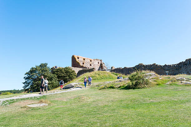 hammershus - hammershus bornholm island denmark island стоковые фото и изображения