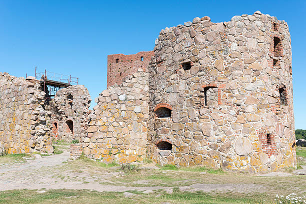 hammershus - hammershus bornholm island denmark island zdjęcia i obrazy z banku zdjęć