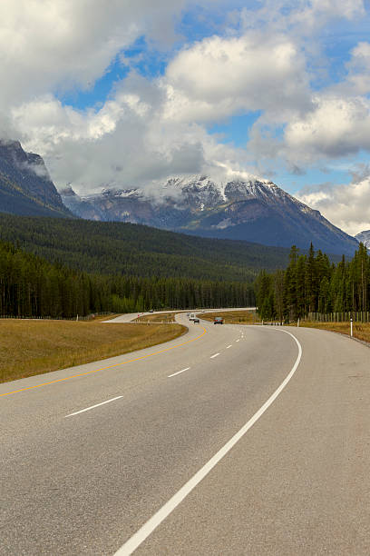 istock Road through the mountains in Canada Rockies 492883688