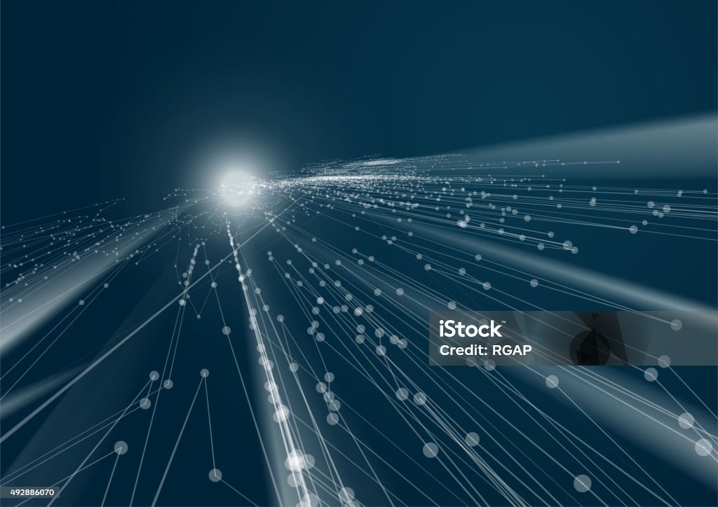 Geometric Design Technology Abstract Geometric Technology Design Element Stock Illustration ...