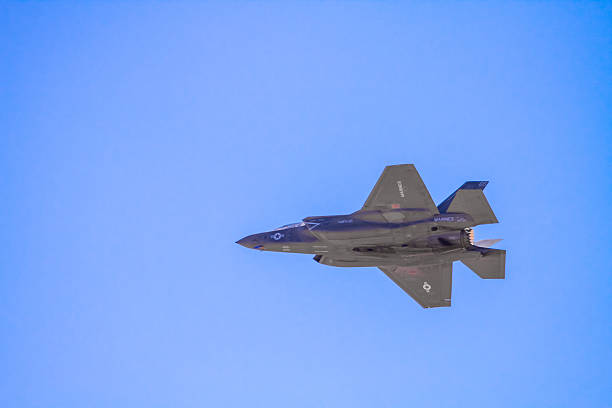 istock Military jet taking hoovering flying 492888410
