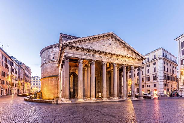 pantheon, rome - rome italië stockfoto's en -beelden