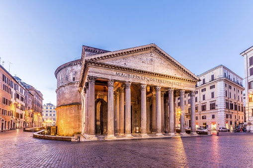 The Roman Pantheon is the most preserved and influential building of ancient Rome. It is a Roman temple dedicated to all the gods of pagan Rome. 