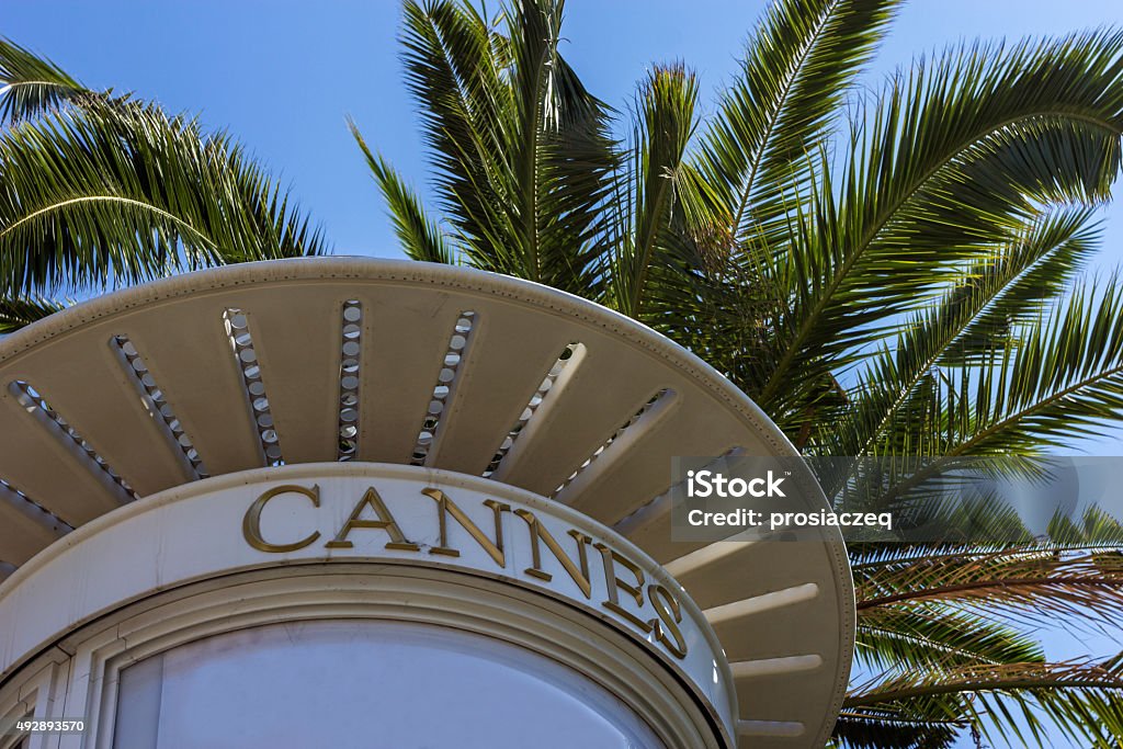 An der französischen Riviera in Cannes - Lizenzfrei Cannes Stock-Foto