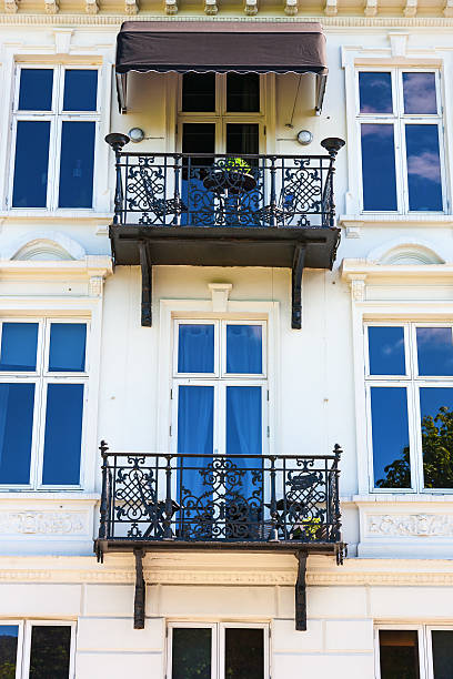 istock Apartment building with balconies 492893574