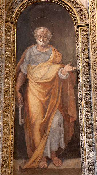 istock Rome - St. Peter paint from Santa Maria di Loreto 492900185