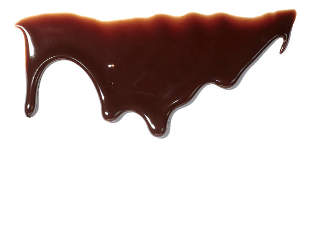 chocolate syrup leaking liquid sweet food