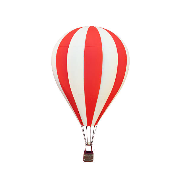 istock Hot air balloon isolated on white background 492901441
