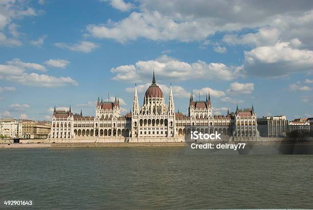 Parliament Of Budapest On Danube River Stock Photo - Download Image Now - Architecture, Budapest, Capital Cities