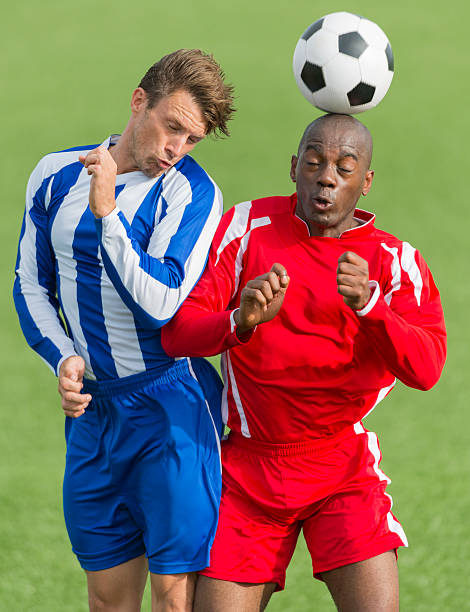 istock Two Footballers In Action 492901661