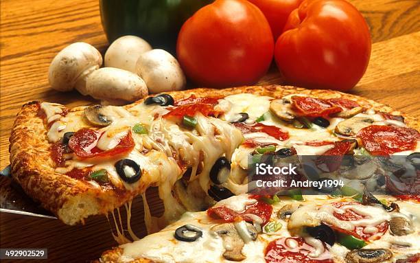 Pizza Stock Photo - Download Image Now - Food, Horizontal, Photography