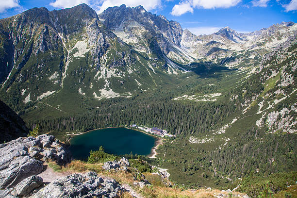 istock Lake in High Tatras mountains 492905380