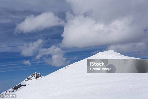 Cloudy Mountain Landscape Of Krasnaya Polyana Russia Stock Photo - Download Image Now