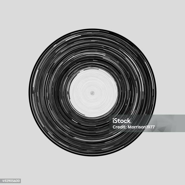 Vinyl Draw Icon Vector Stock Illustration - Download Image Now - Record - Analog Audio, Drawing - Art Product, Design