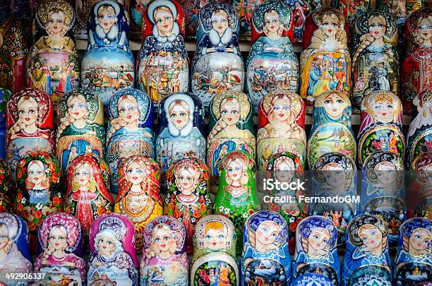 Matryoshka Lalki - zdjęcia stockowe i więcej obrazów Bez ludzi - Bez ludzi, Fotografika, Horyzontalny