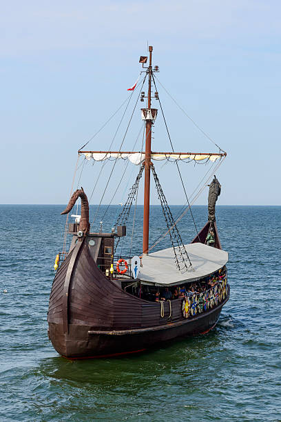 Miedzyzdroje, Poland - August 16, 2015: Touristic ship \