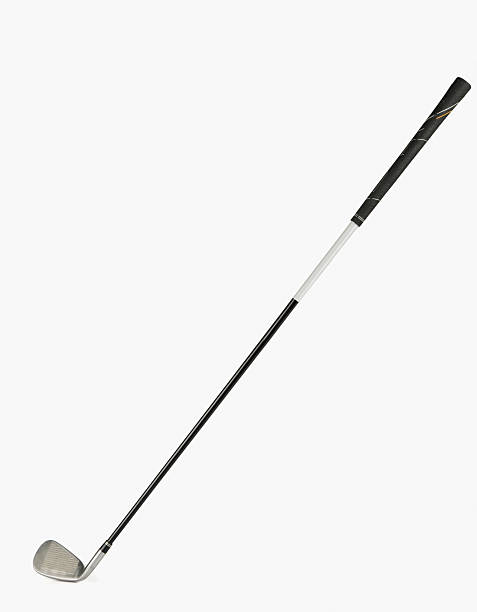 Close-up of a golf club stock photo