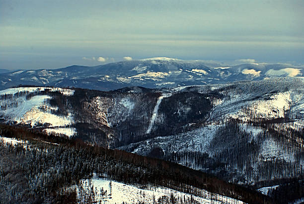 istock panorama of winter Beskids mountains 492909670