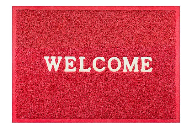 Photo of welcome doormat