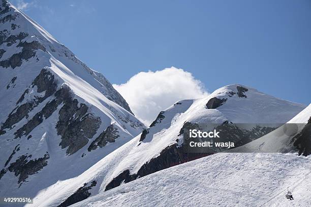 Cloudy Mountain Landscape Of Krasnaya Polyana Russia Stock Photo - Download Image Now