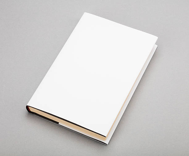 Cubierta de libro en blanco blanco 5,5 x 8 pulg. - foto de stock