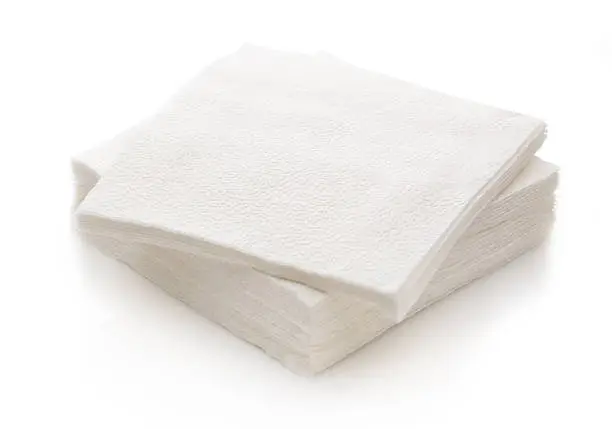 Photo of New disposable paper table napkins